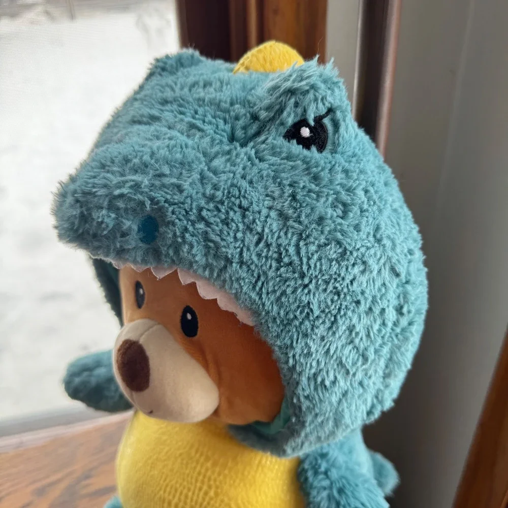 Spark Create Imagine Bear Dinosaur Costume Plush Green T Rex Teddy‎ Stuffed